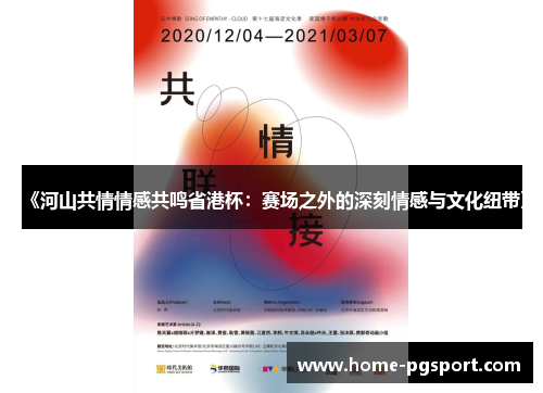 《河山共情情感共鸣省港杯：赛场之外的深刻情感与文化纽带》
